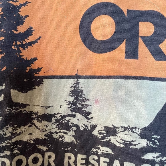 Outdoor Research Sunset Logo Men's Black Graphic T-Shirt Size S - Picture 3 of 5